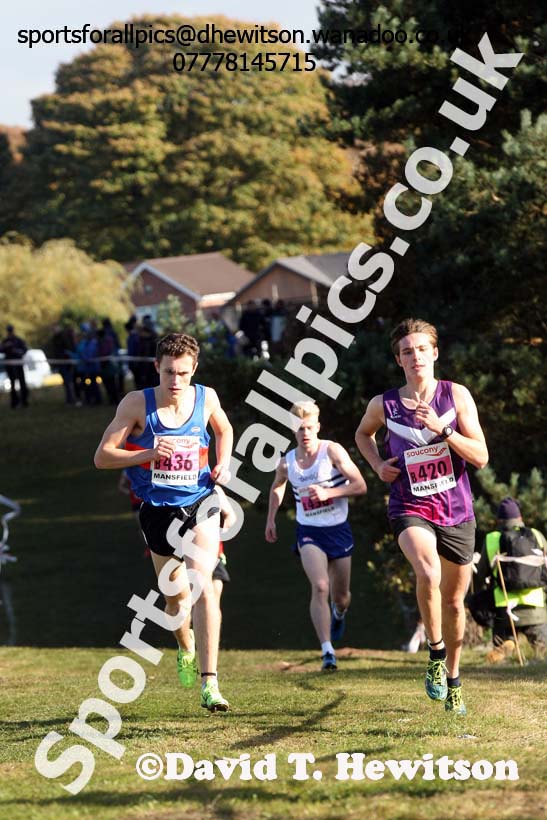 Junior men, 2016 National Cross Country Relays, Berry Hill Park, Mansfield. Photo: David T. Hewitson/Sports for All Pics